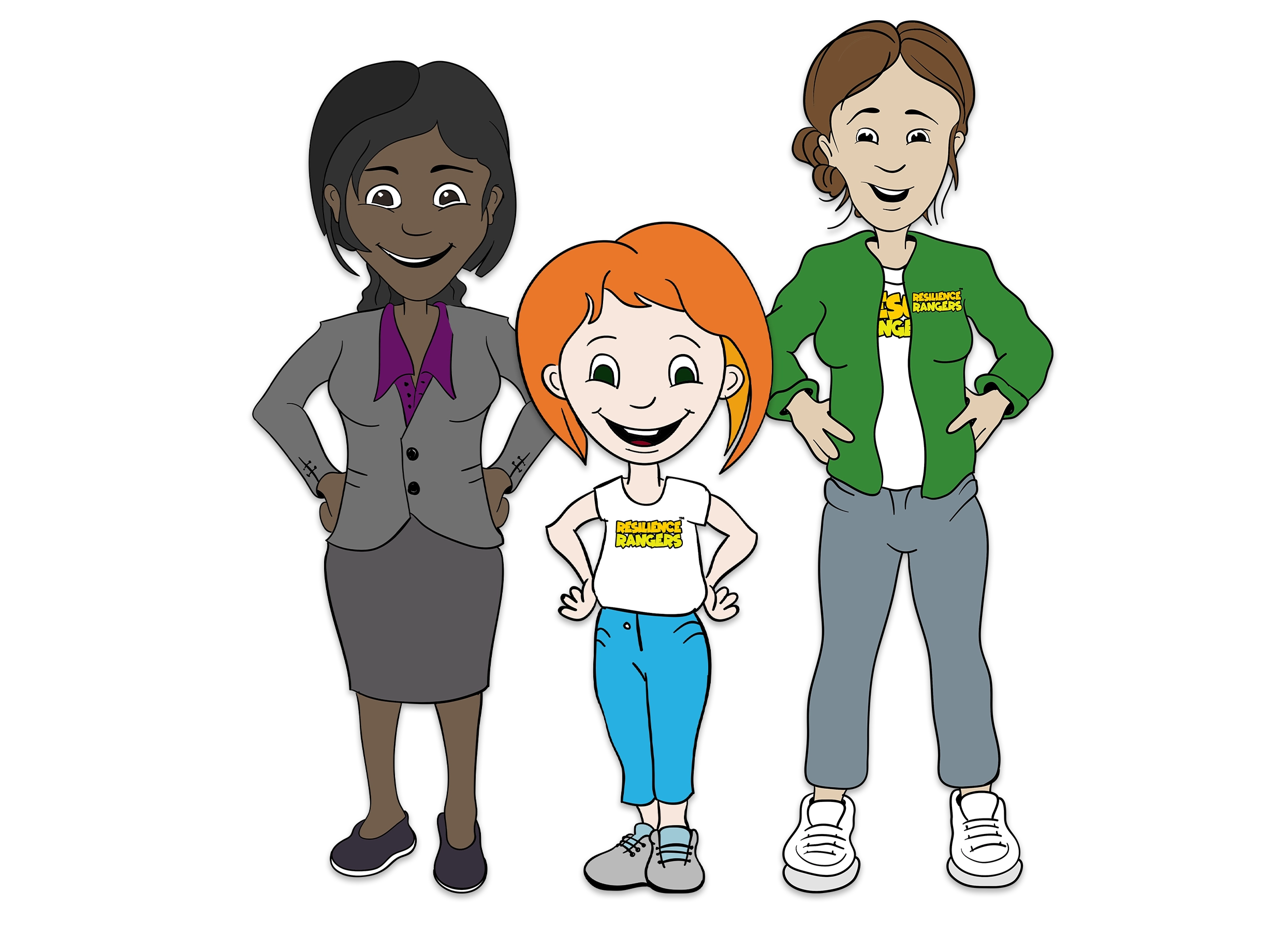 Resilience Rangers characters